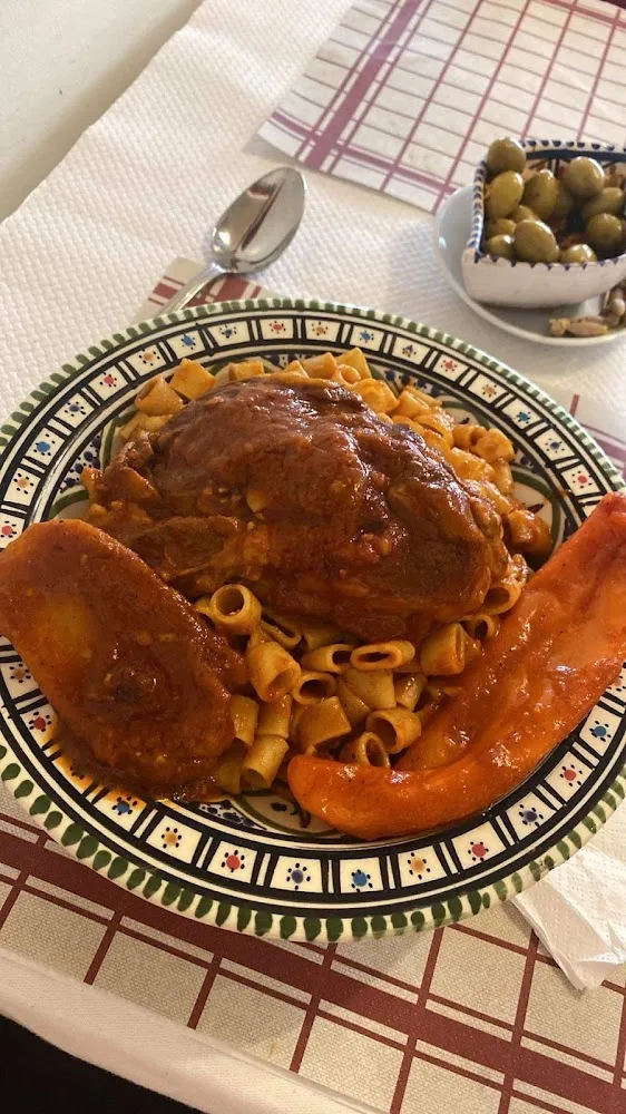 Macarouna Boeuf Sauce Tunisienne